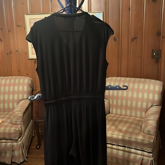Emma & Michele size Large black long jumpsuit - Picture 6 of 7